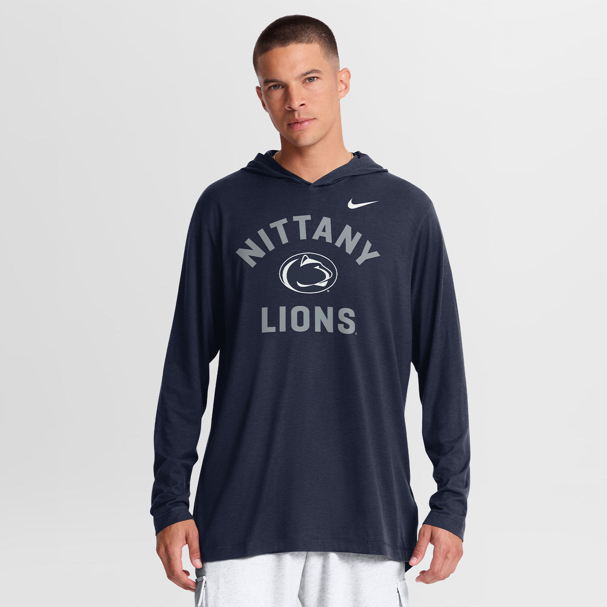 Penn State Nike Lightweight Arch Hooded Sweatshirt