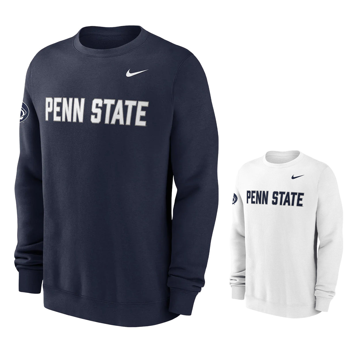 Penn State Nike Sideline Club Fleece Crew Sweatshirt