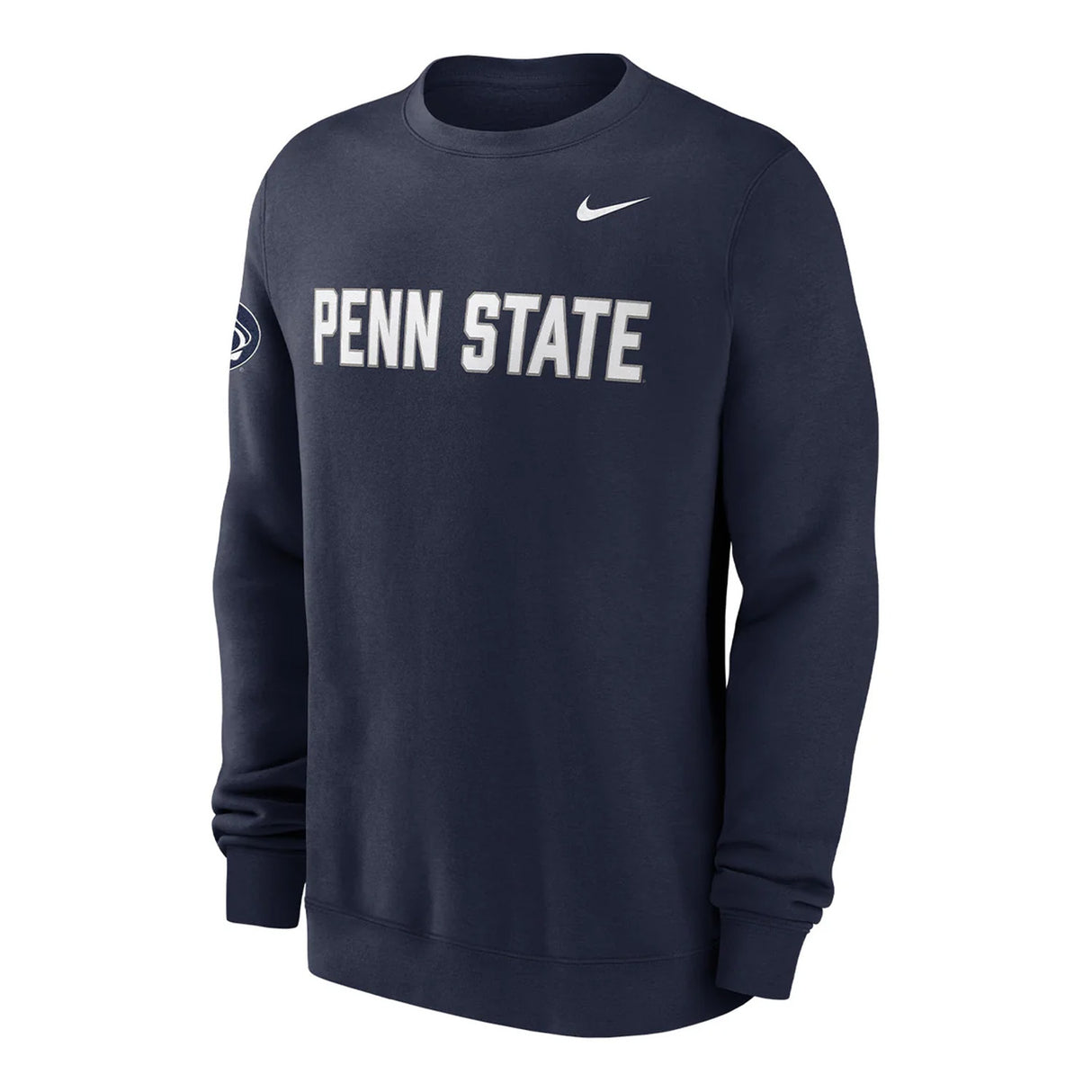 Penn State Nike Sideline Club Fleece Crew Sweatshirt