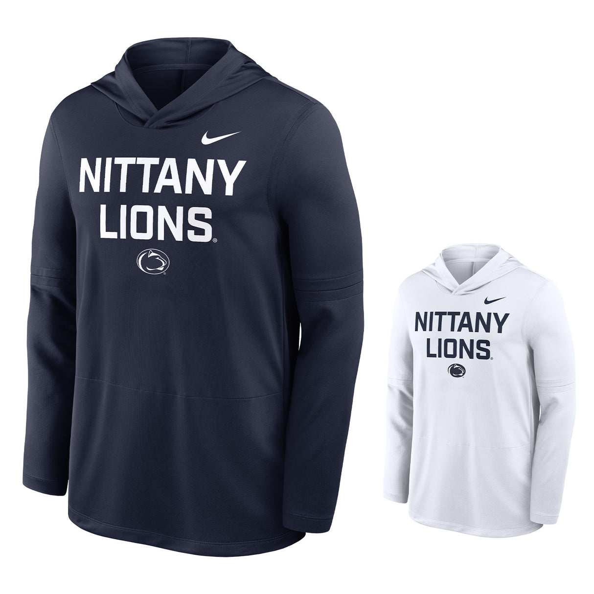 Penn State Nike Sideline Lightweight Dri-Fit Hooded Top