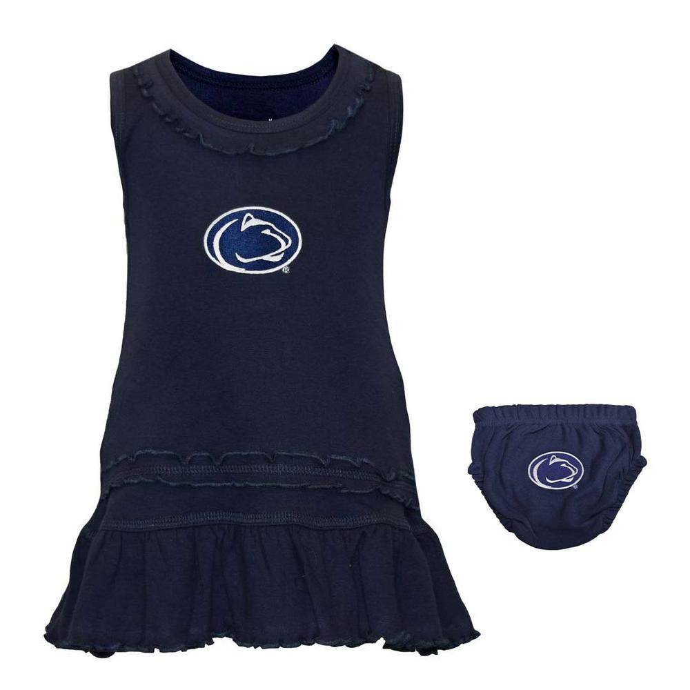 Penn State Infant Ruffled Tank Top Dress