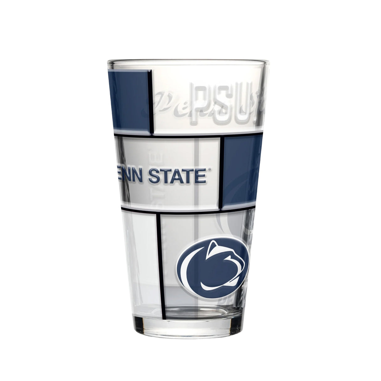 Penn State 16oz Quilted Satin Pint Glass