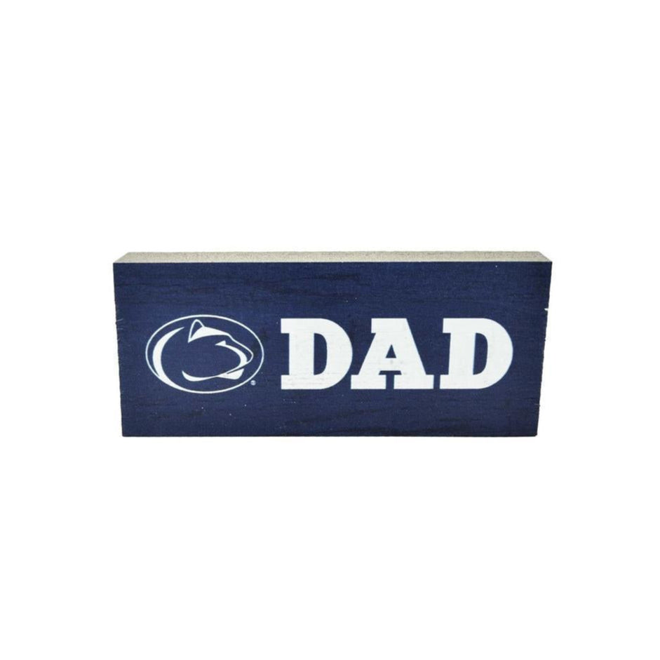 Penn State 2.5" x 6" Wooden Dad Table Top Sign
