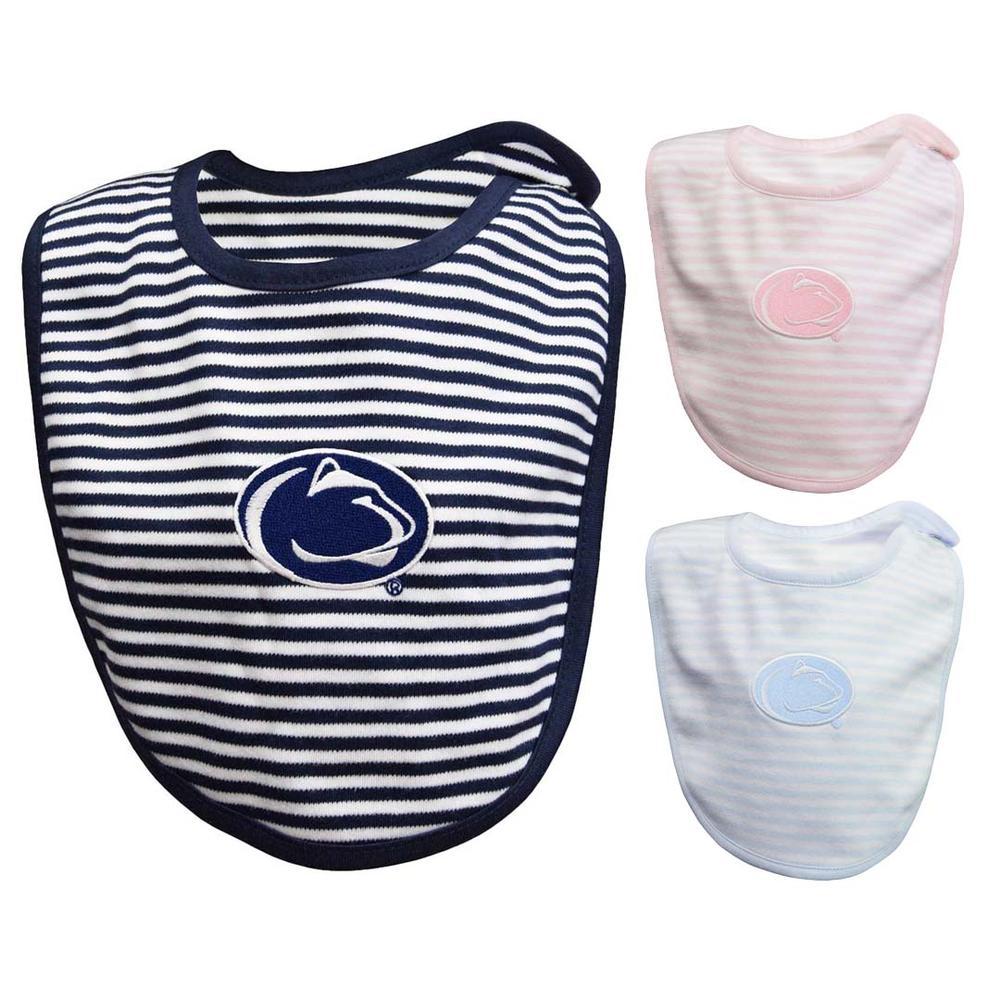 Penn State Infant Striped Bib