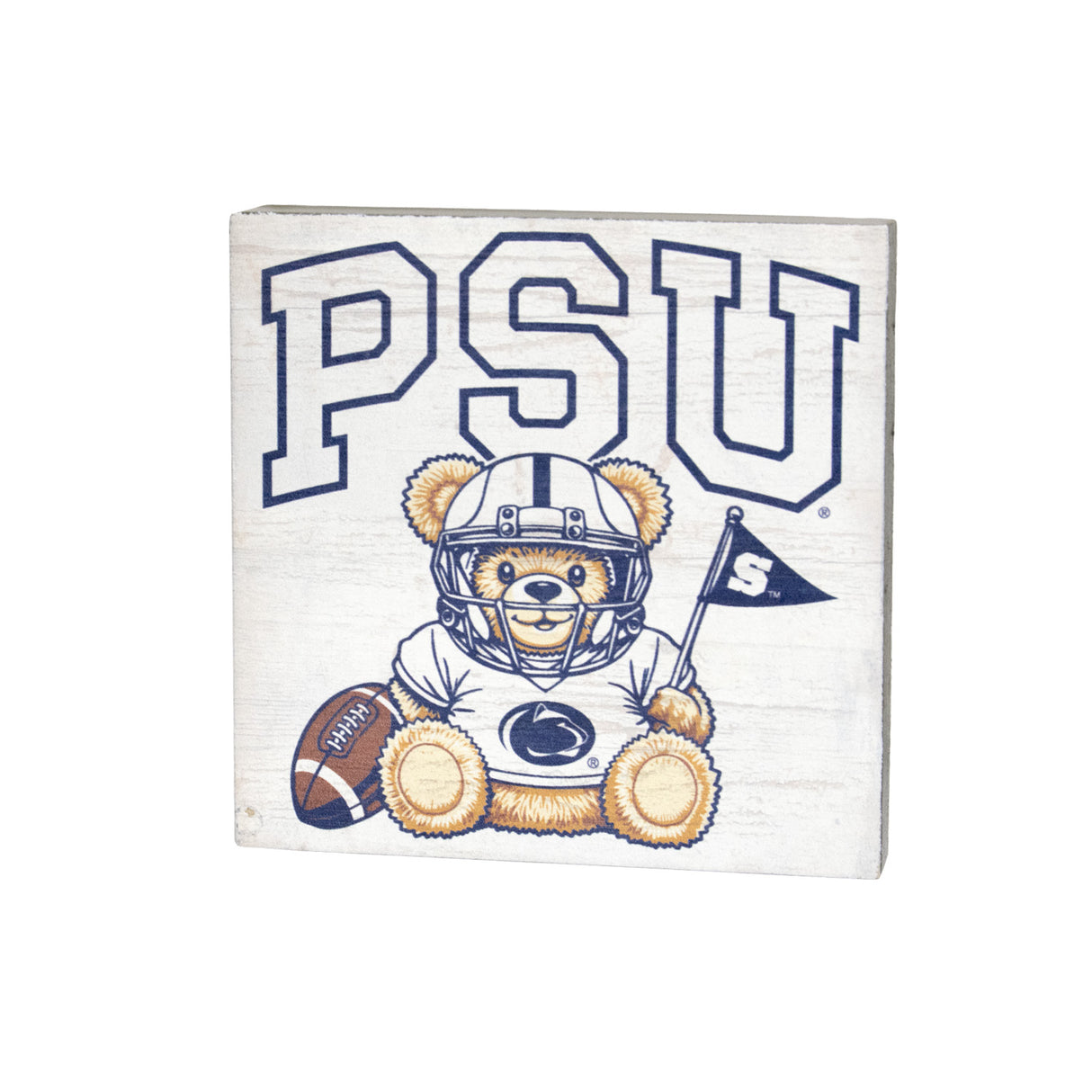 Penn State Football Bear Table Top Sign