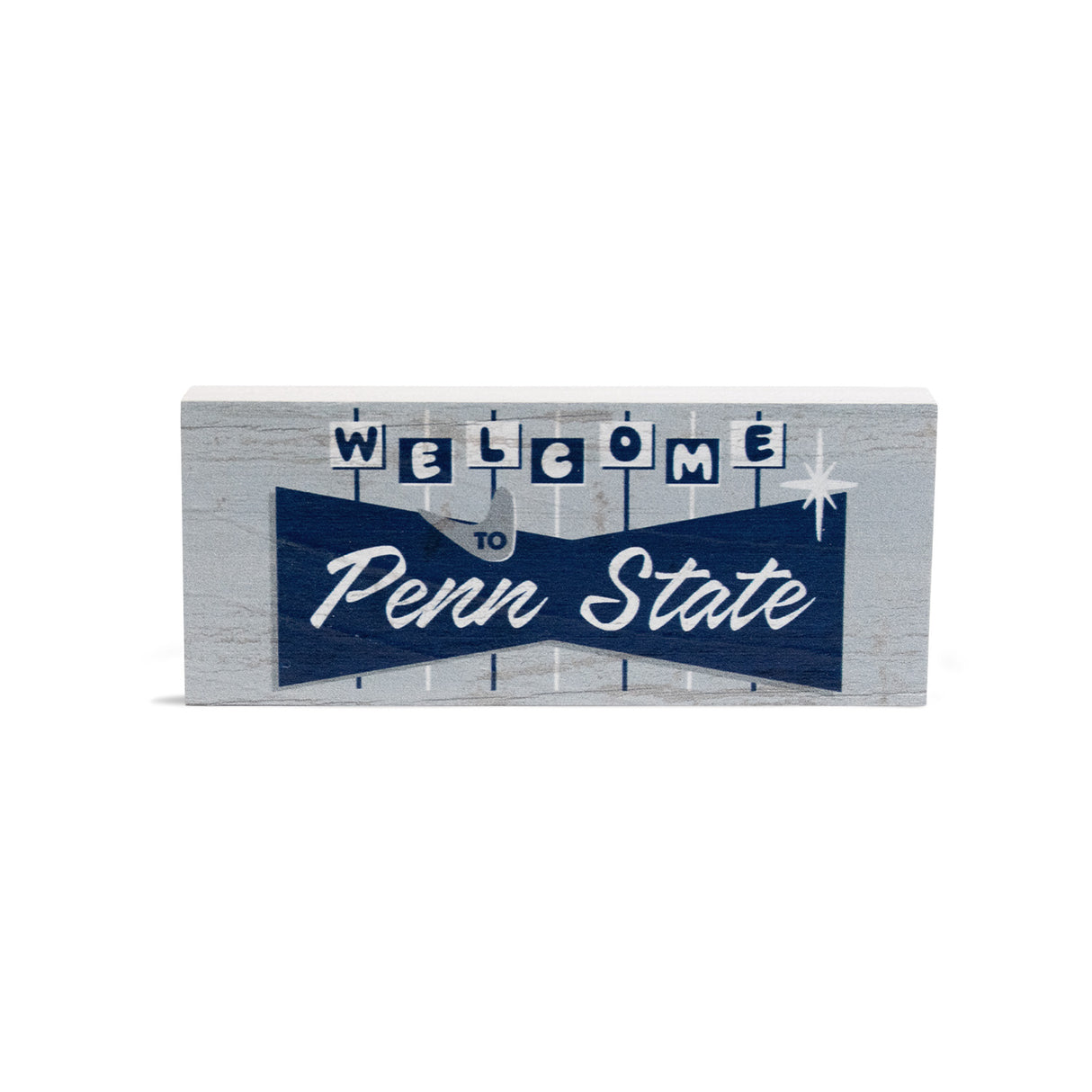 Penn State Welcome 6" Wood Table Top Sign