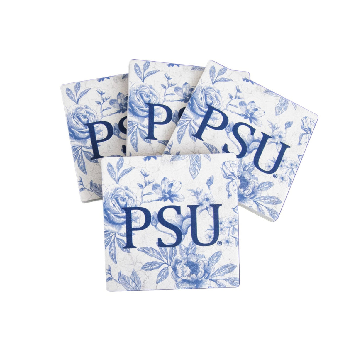 Penn State Floral Coasters 4 Pack