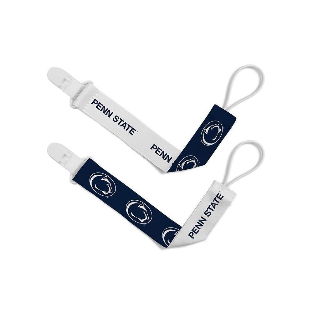 Penn State Infant Pacifier Clip 2-Pack