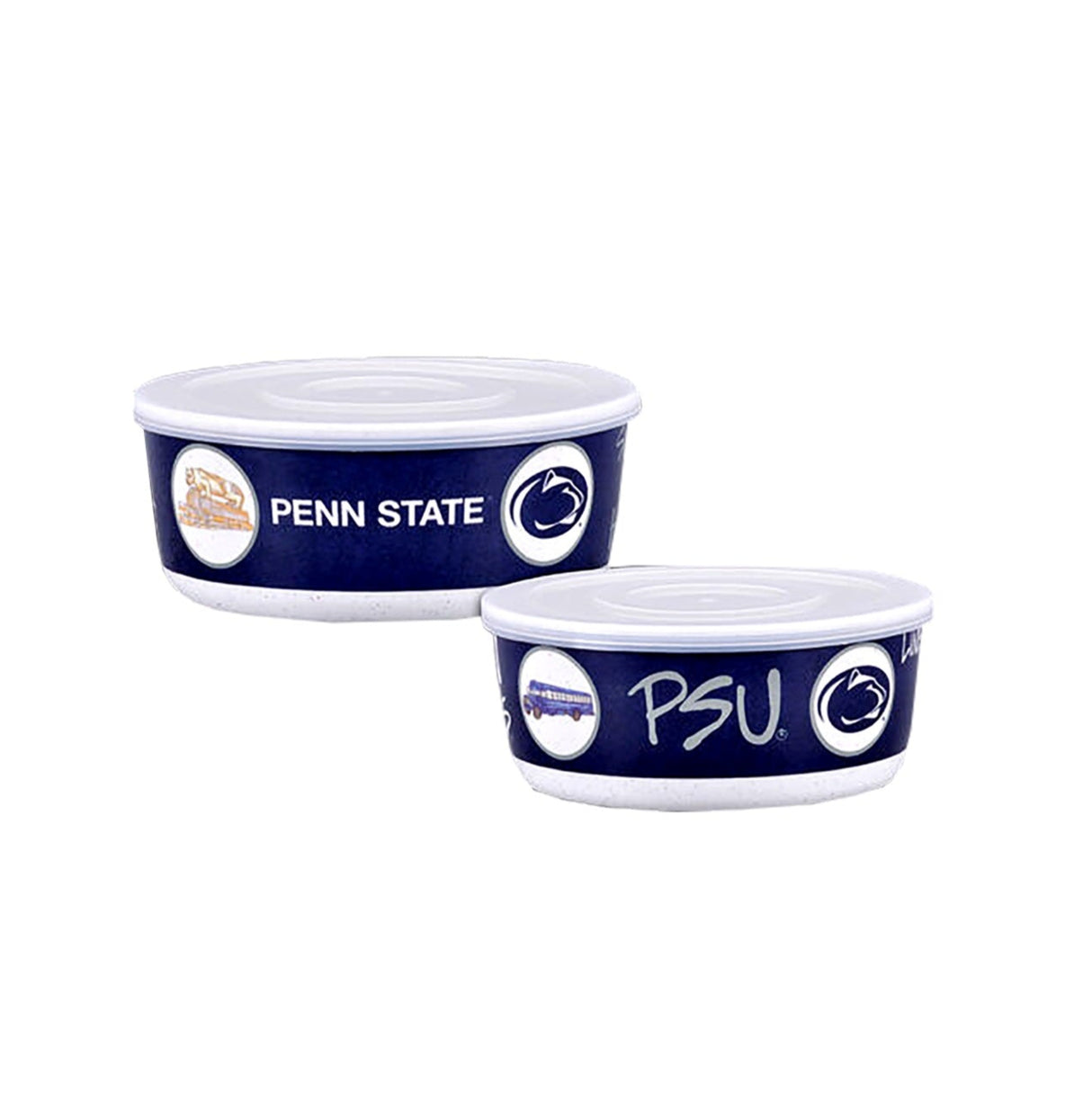 Penn State 2-piece Bowl Set with Lids