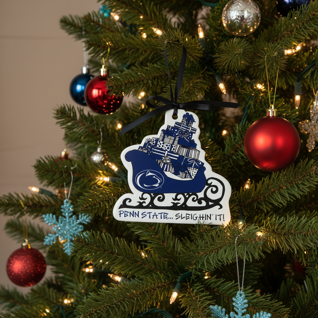 Penn State Ornament Sleigh