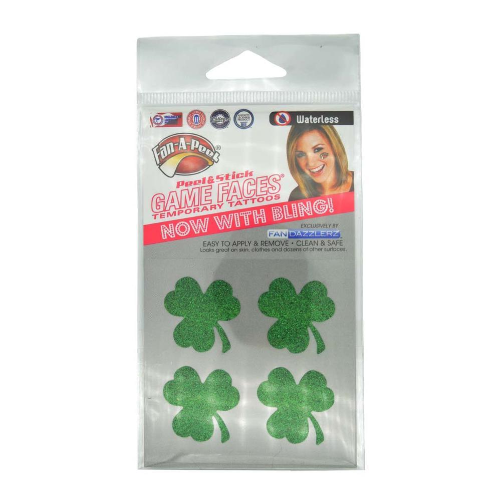 Shamrock Glitter Tattoo