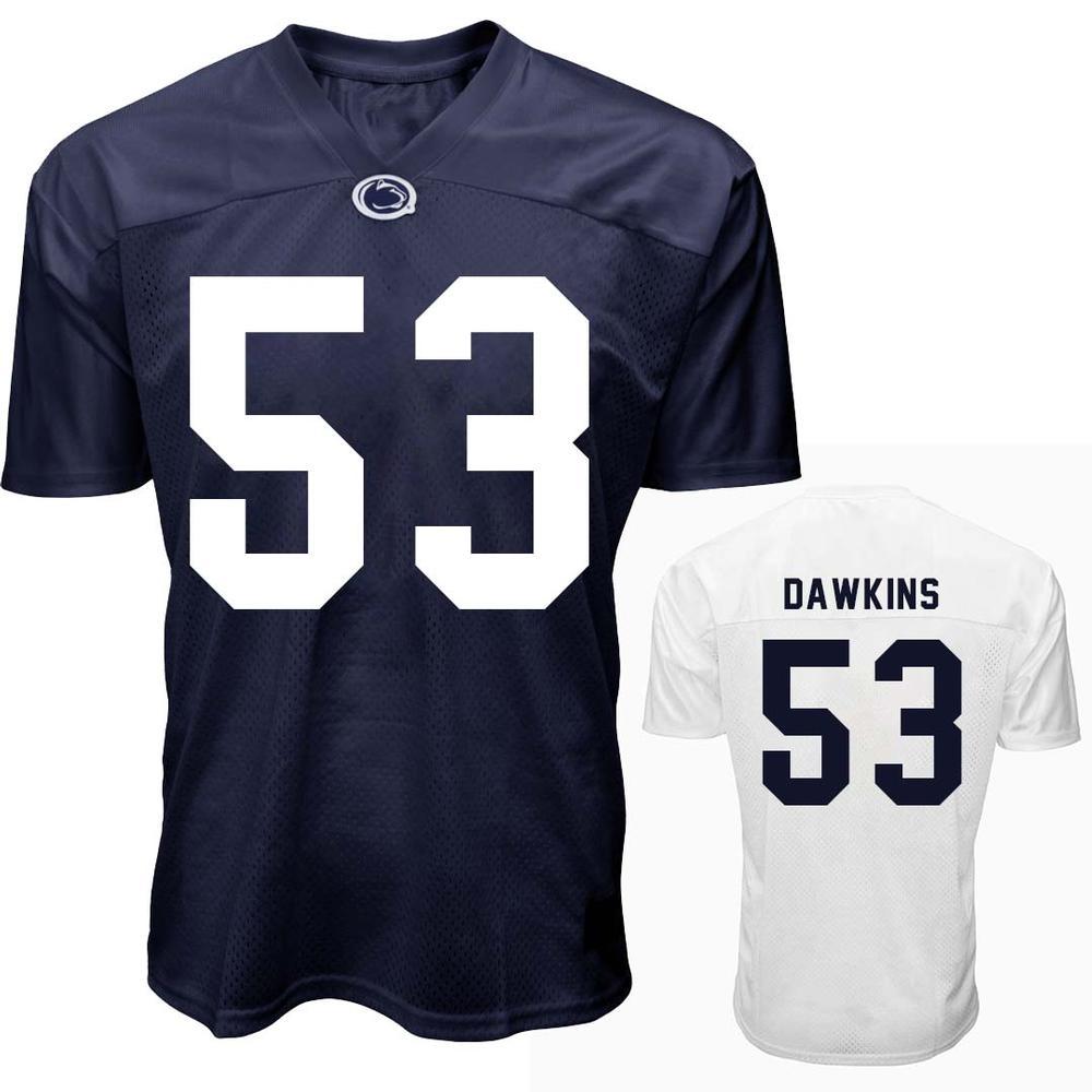 Penn State Youth NIL Nick Dawkins #53 Football Jersey