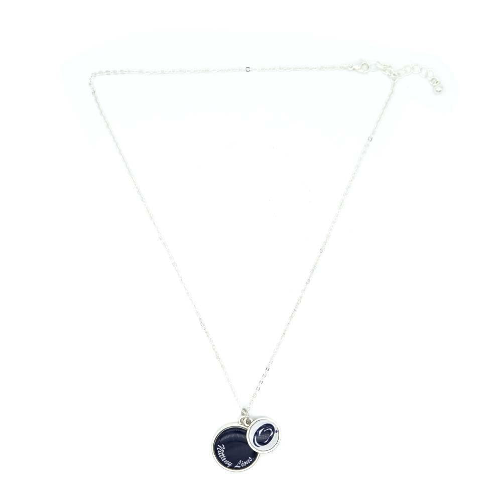 Penn State Stacked Disc Necklace