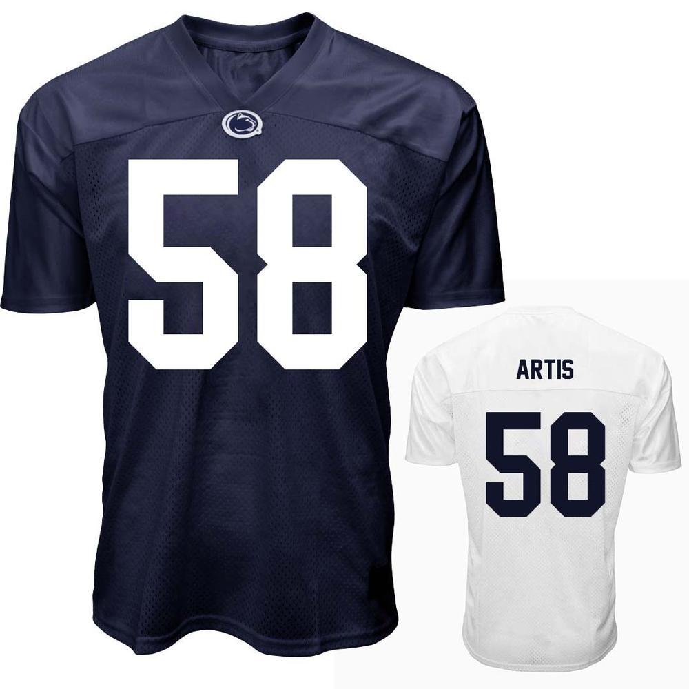 Penn State NIL Kaleb Artis #58 Football Jersey