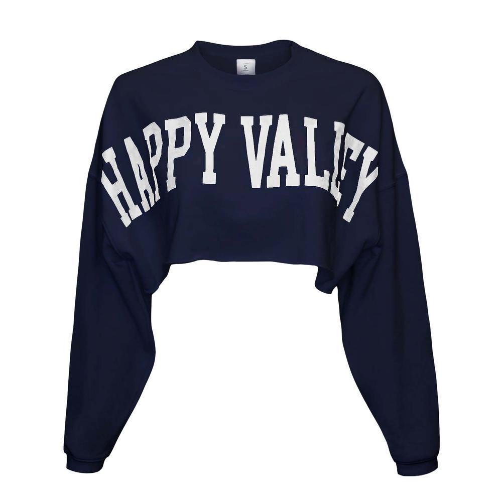 Penn State Woman's Uber Cropped Fleece Crew