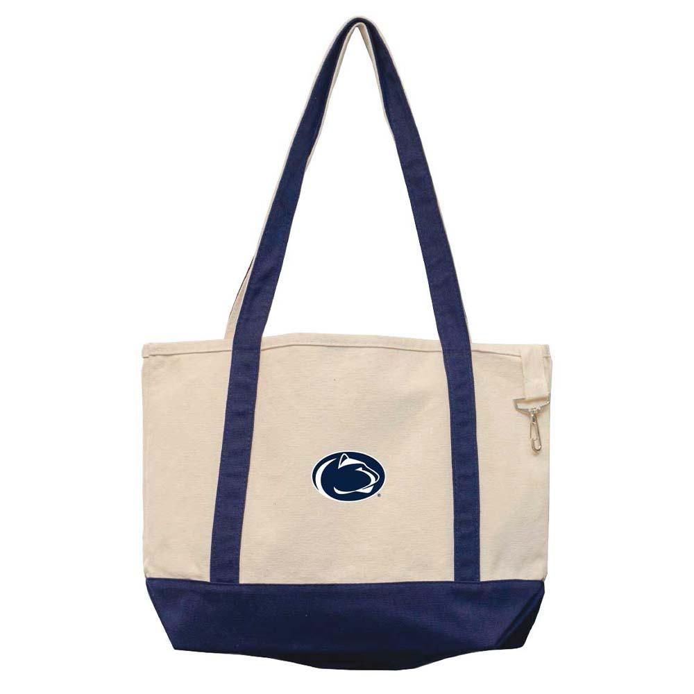 Penn State Logo Canvas Boat Tote Bag