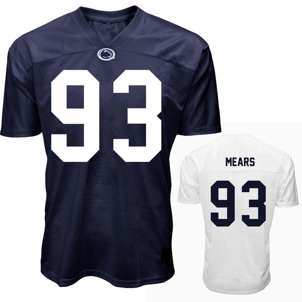 Penn State NIL Bobby Mears #93 Football Jersey