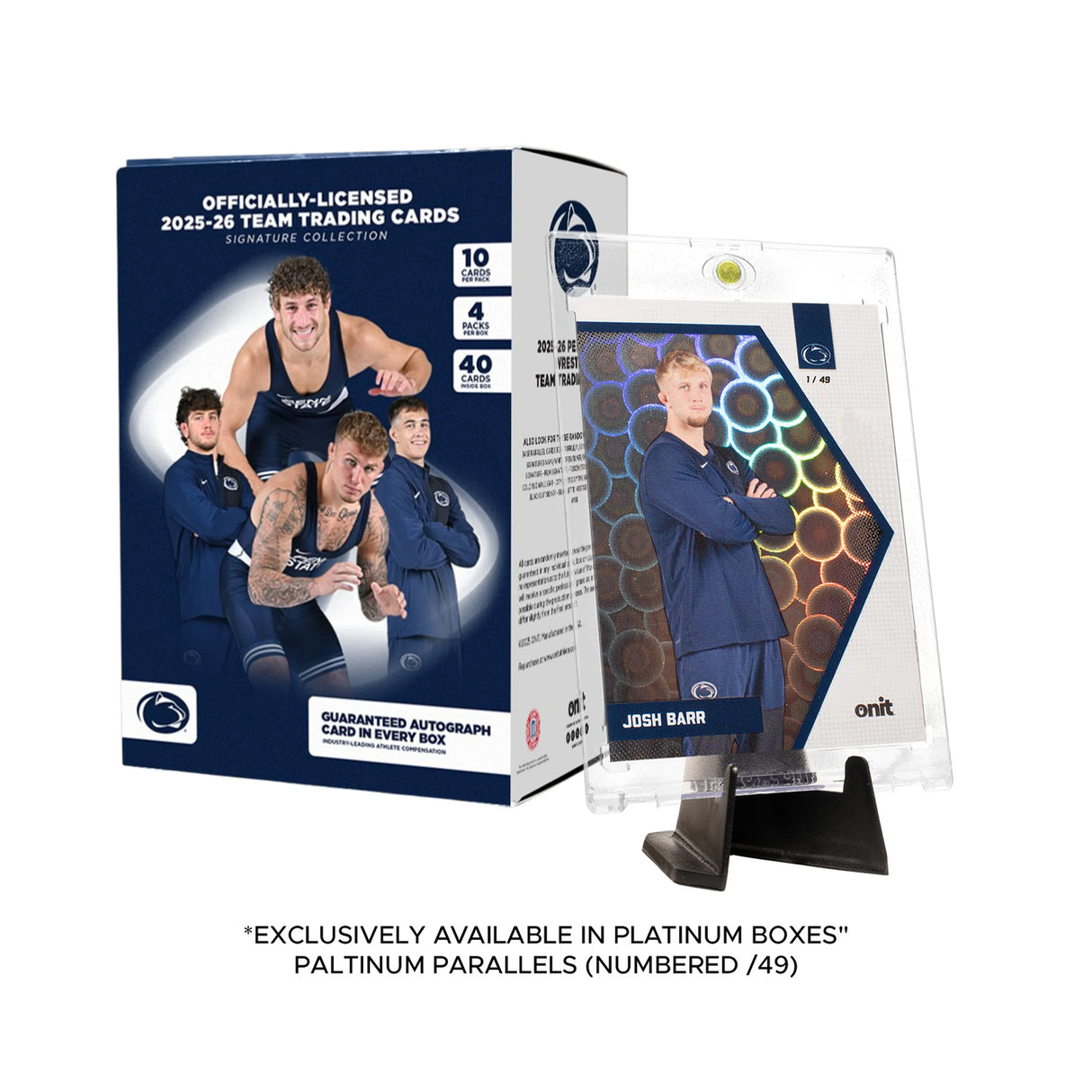 Penn State 2026 Wrestling 40-Count Platinum Trading Cards Box