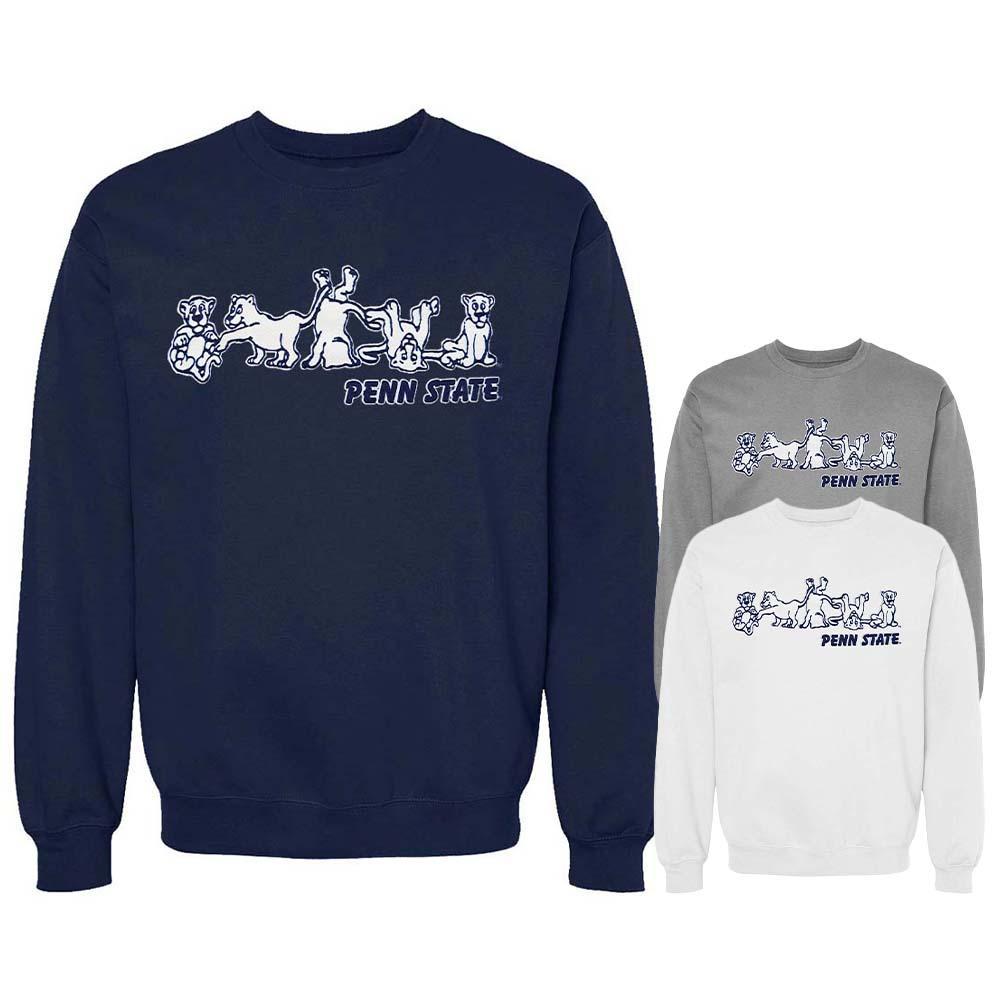 Penn State Tumbling Lions Crew Sweatshirt