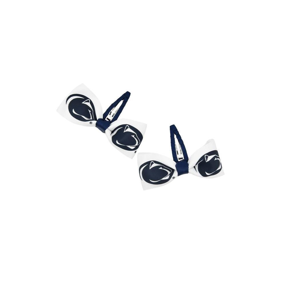 Penn State 2-Pack Clippie Bows