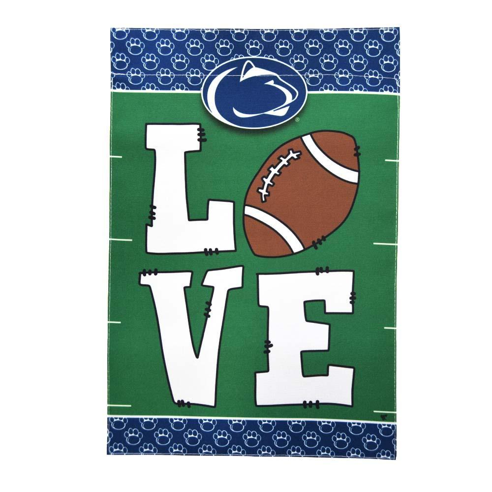 Penn State Love Football Garden Flag
