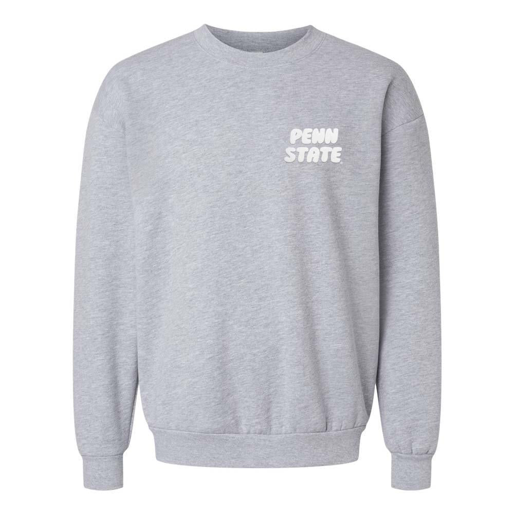 Penn State Reflex Puff Print Crew