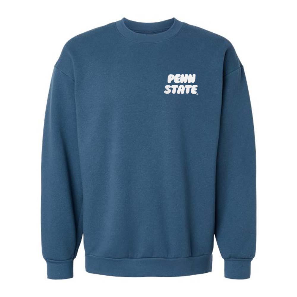 Penn State Reflex Puff Print Crew