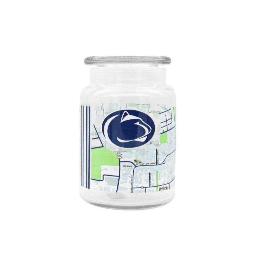 Penn State 26oz Campus Map Apothecary Jar