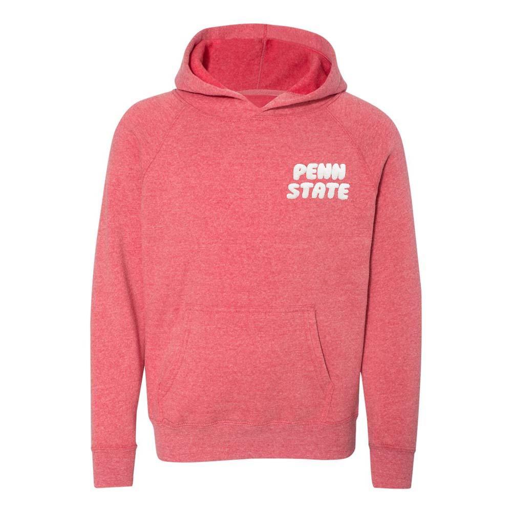 Penn State Youth Puff Print Hooded Sweatshirt