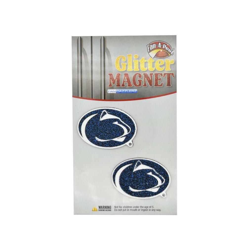 Penn State Logo Team Glitter 2-Pack Magnet