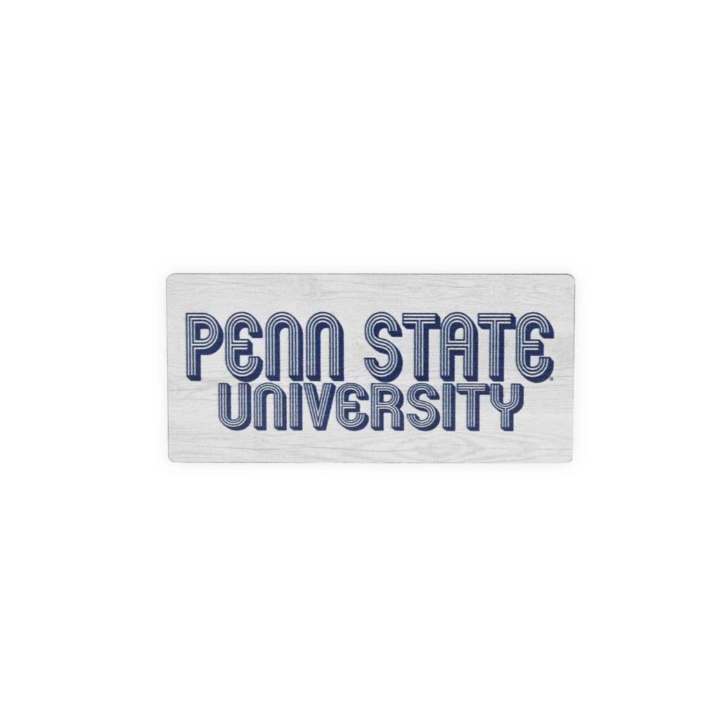 Penn State Long Stripes Wooden Magnet