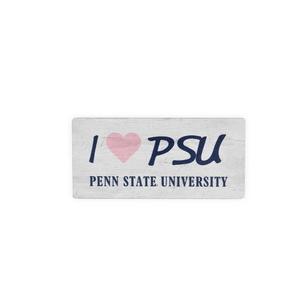 Penn State Love Psu Long Wooden Magnet