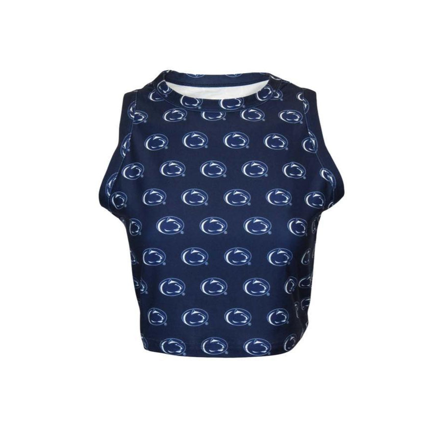 Penn State Women's Record All Over Cropped Tank