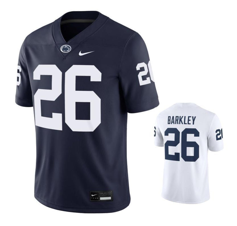 Penn State Nike #26 Saquon Barkley Replica Jersey