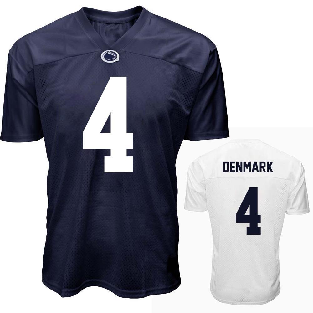 Penn State NIL Tyseer Denmark #4 Football Jersey