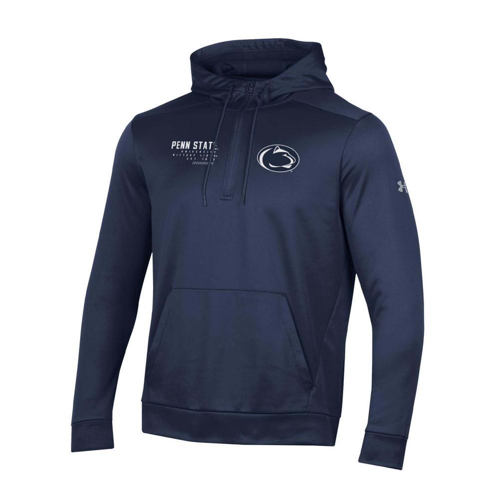 Penn State Under Armour Half Zip Hooded Sweatshirt