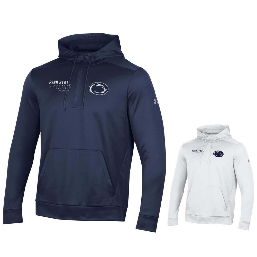 Penn State Under Armour Half Zip Hooded Sweatshirt