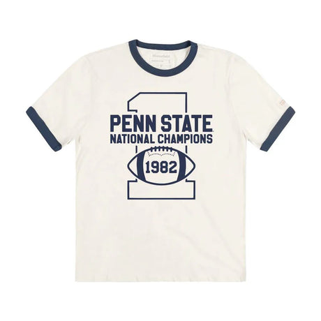 Penn State Homefield 1982 Football National Champions Ringer T-Shirt