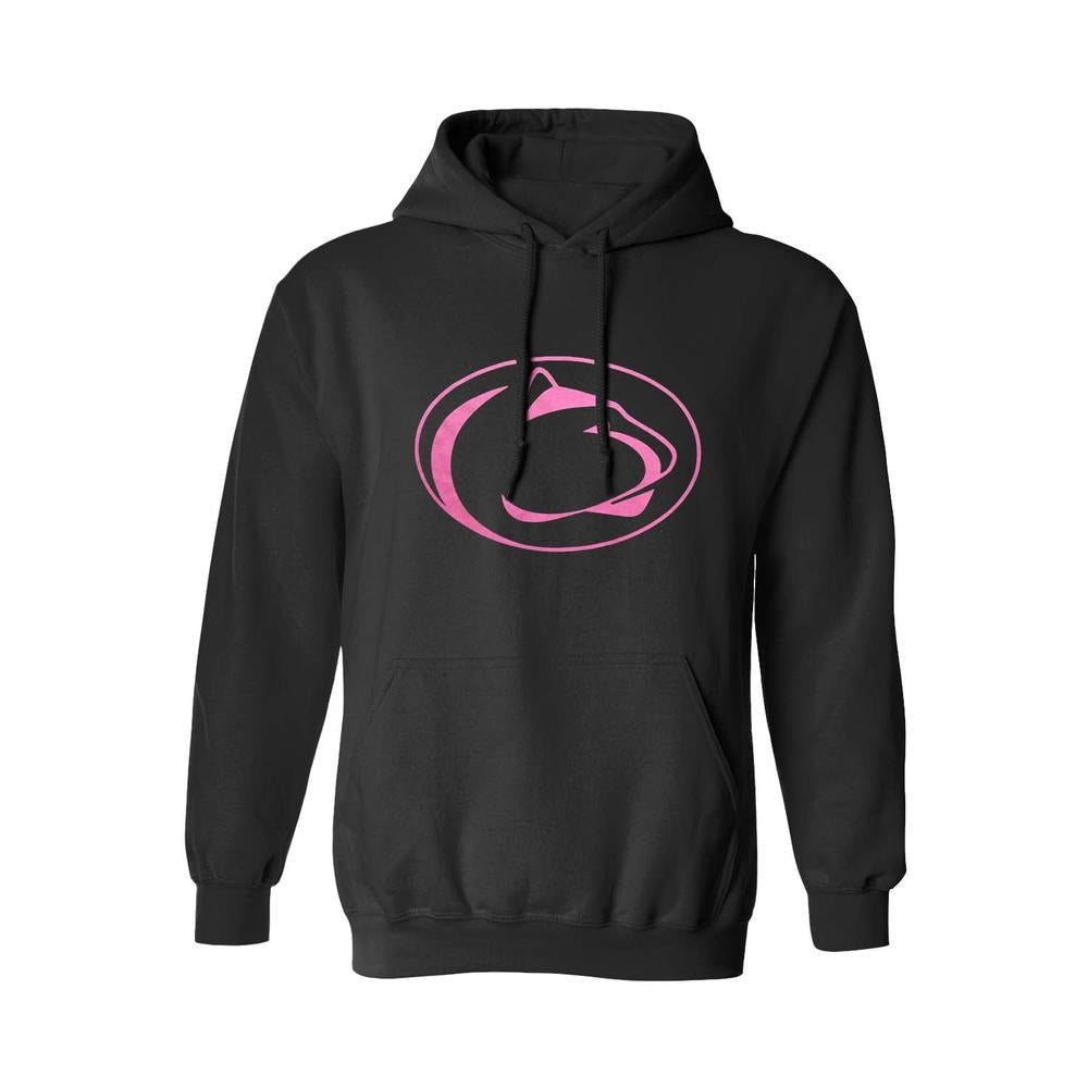Penn State Pink Logo Throwback Hooded Sweatshirt