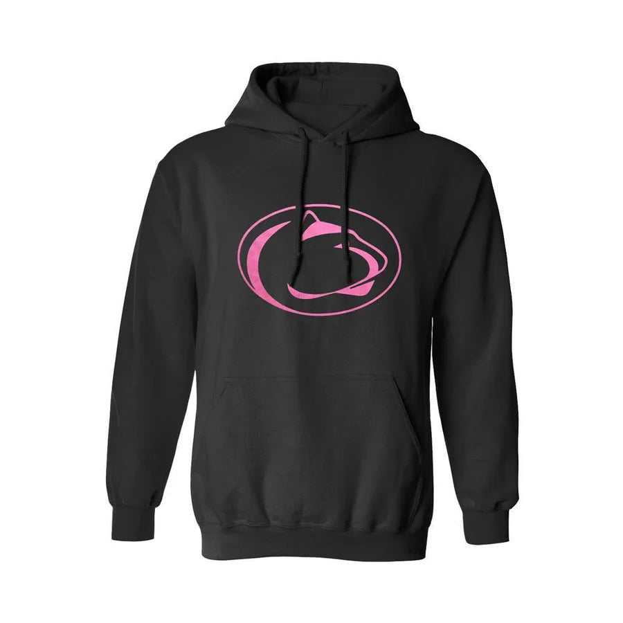 Penn State Pink Logo Throwback Hooded Sweatshirt
