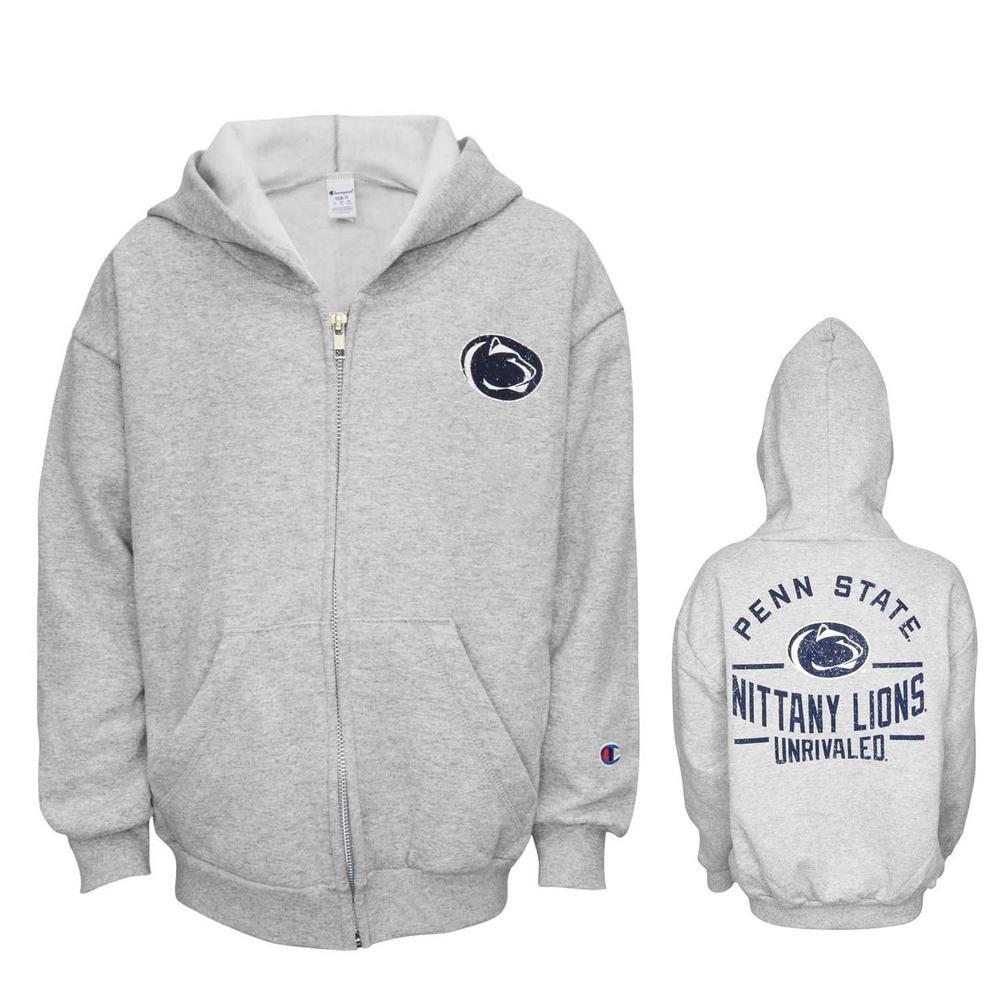 Penn State Champion Youth Powerblend Full Zip Hooded Sweatshirt