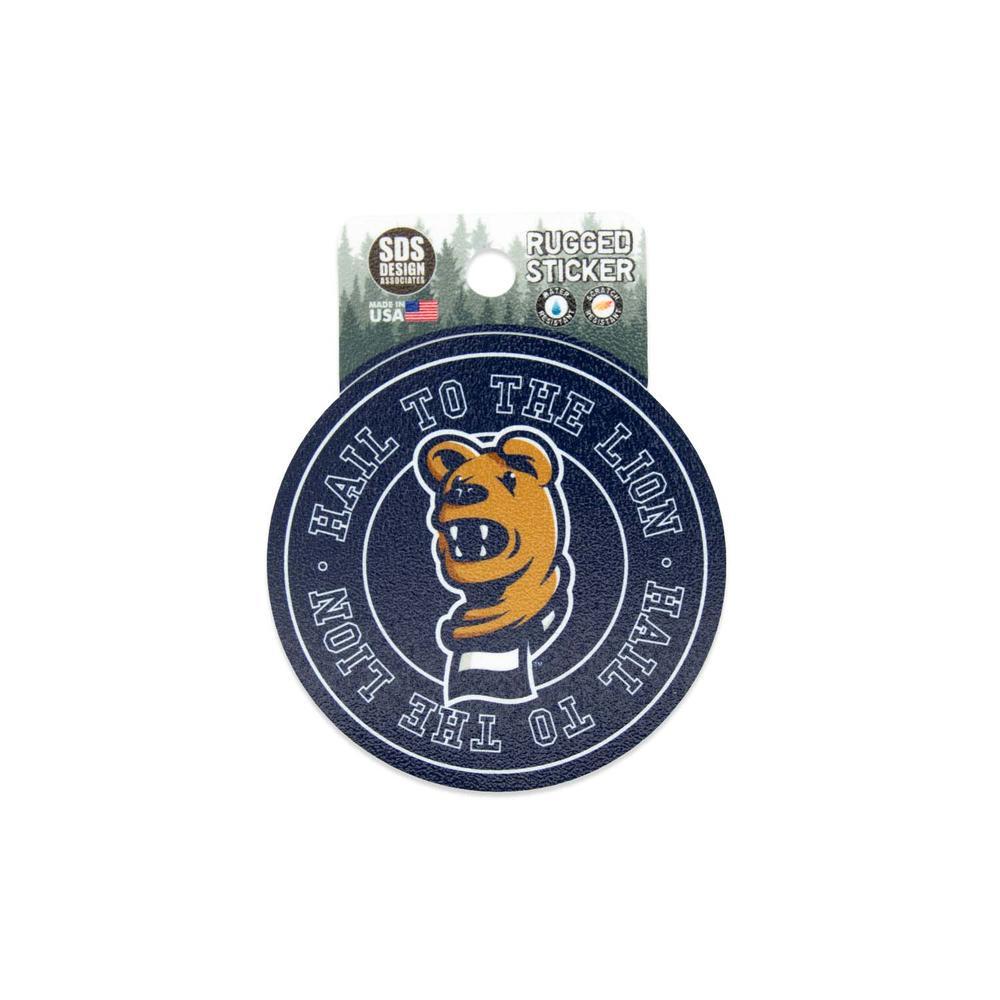 Penn State New Mascot Hail to the Lion Rugged Sticker