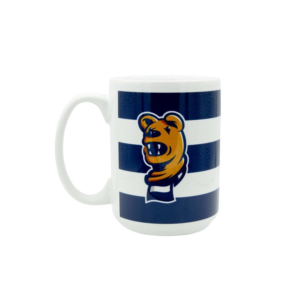 Penn State New Mascot Nittany Lion 18oz Striped Mug