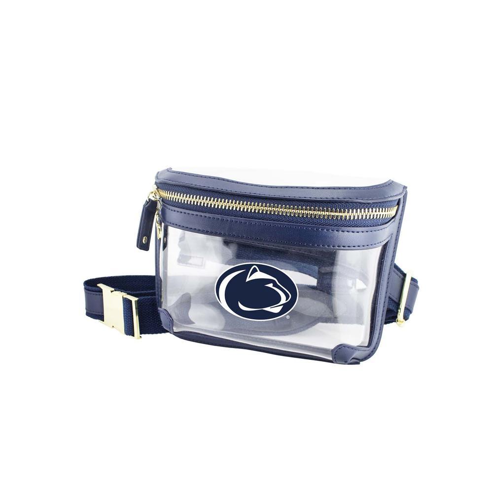 Penn State 7" x 5" x 1.75" Clear Belt Bag