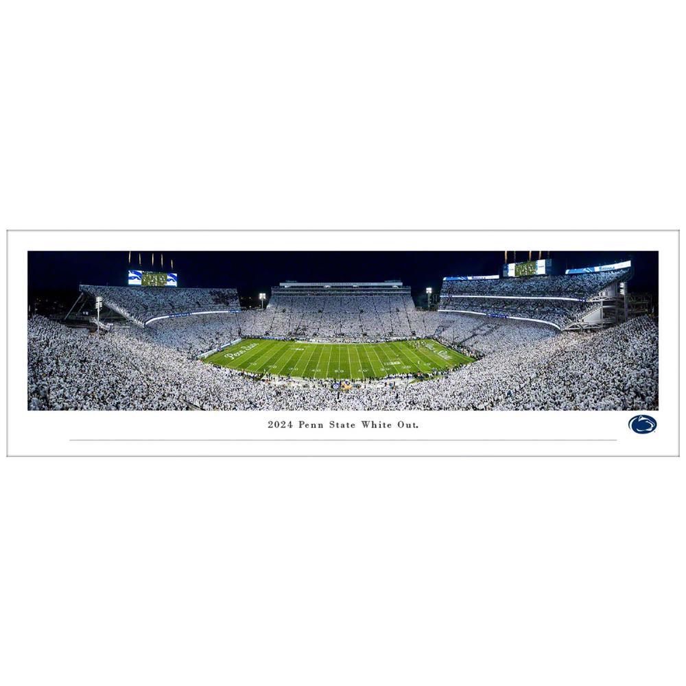 Penn State 2024 White-Out Tubed Panorama Print