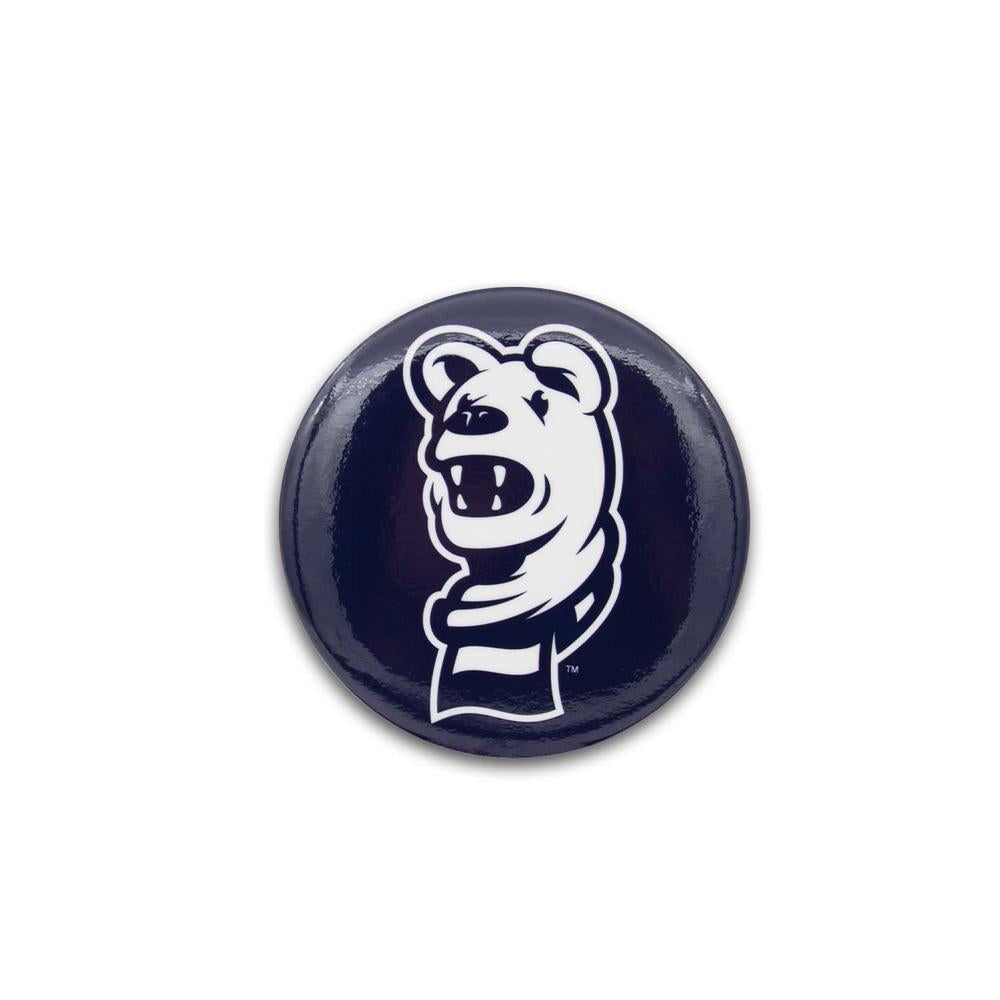 Penn State 3" White Mascot Head Button