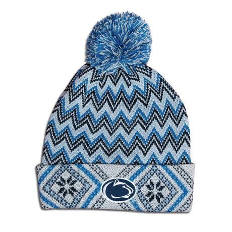 Penn State Knit Snowflake Hat