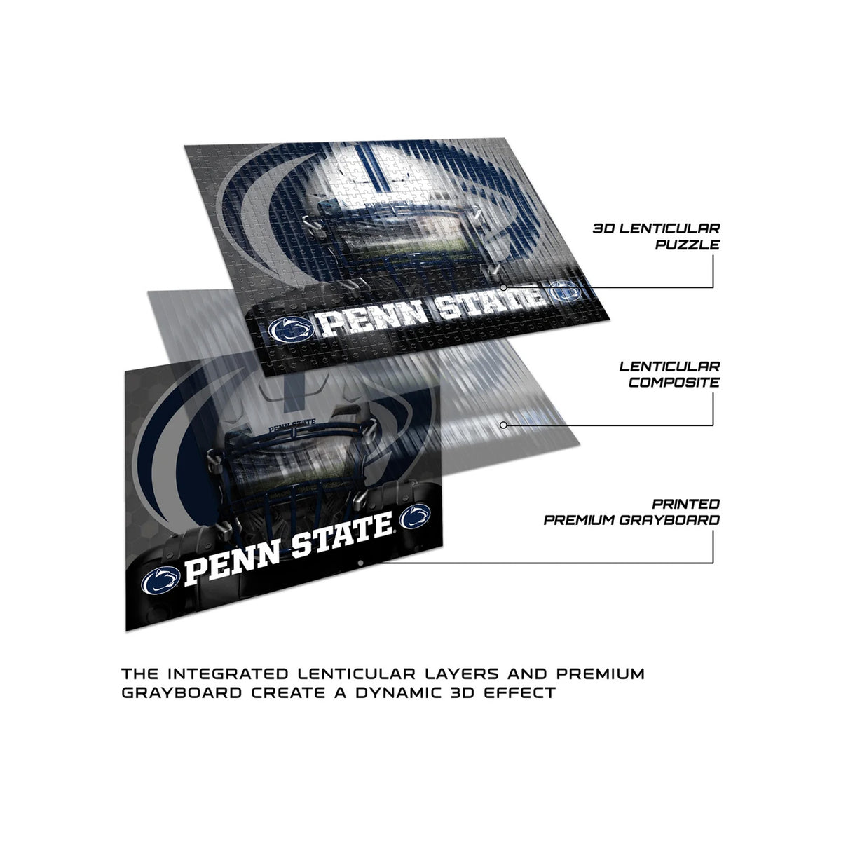 Penn State Football 3D Puzzle Face Mask