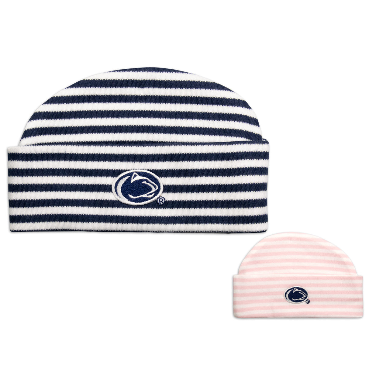 Penn State Infant Striped Knit Hat