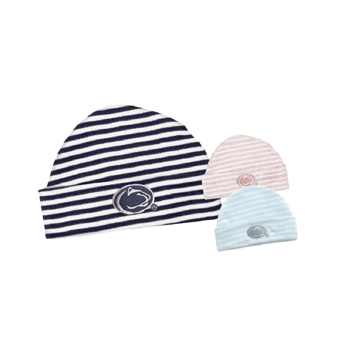 Penn State Infant Striped Knit Hat